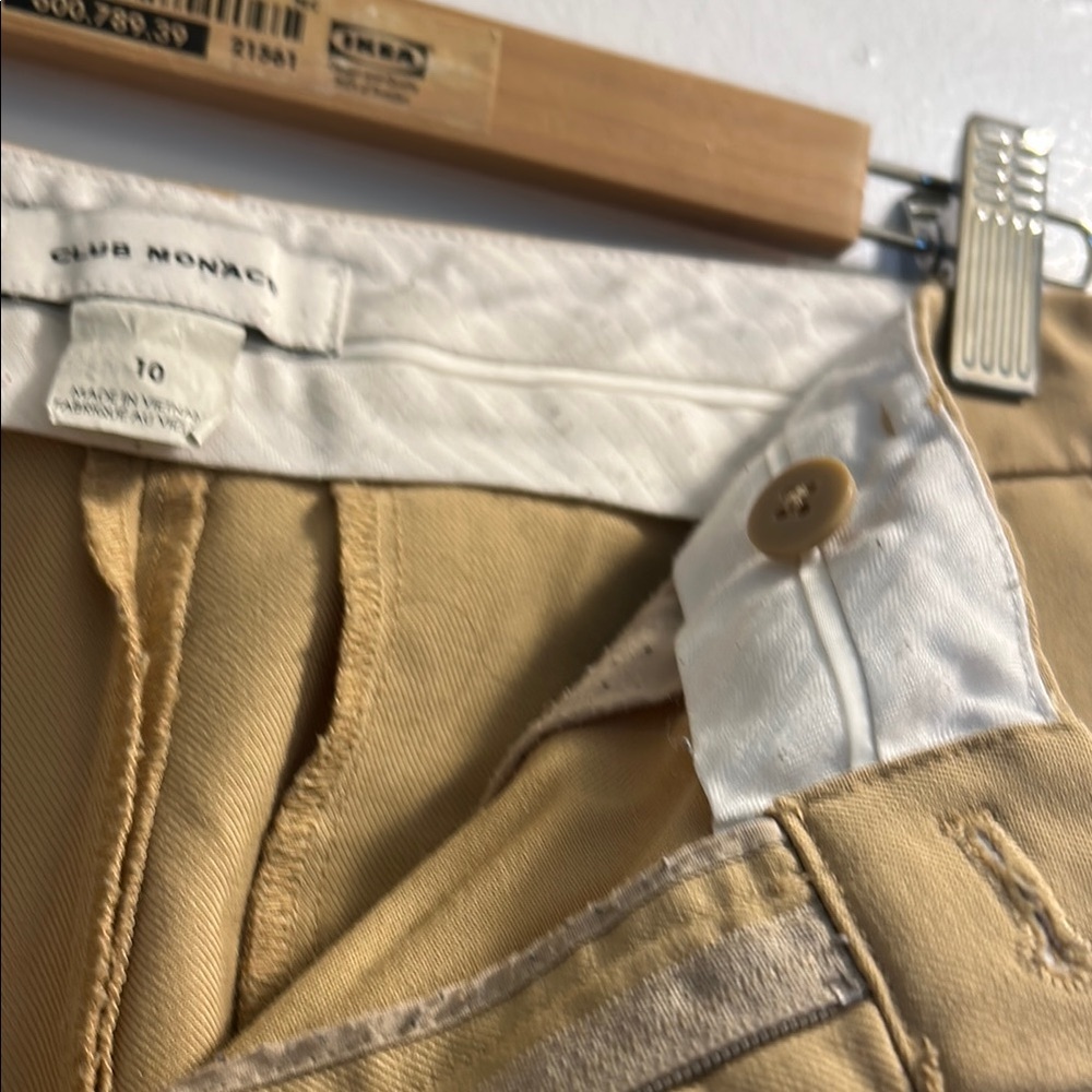 Club Monaco Tan Chinos Straight Leg - Picture 3 of 9